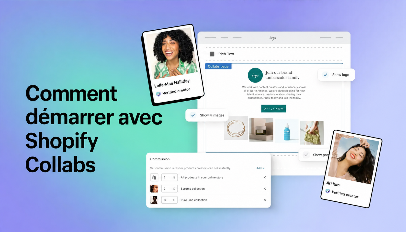 Comment démarrer avec Shopify Collabs